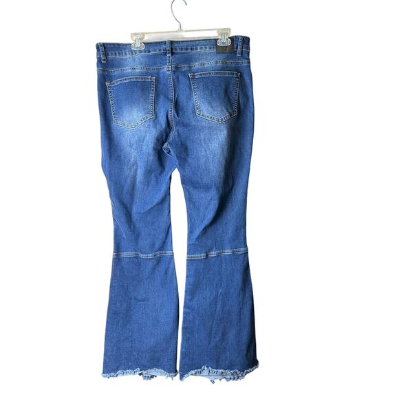 Lucky & Blessed Flared Jeans with Stretch Size 16 - Picture 2 of 7